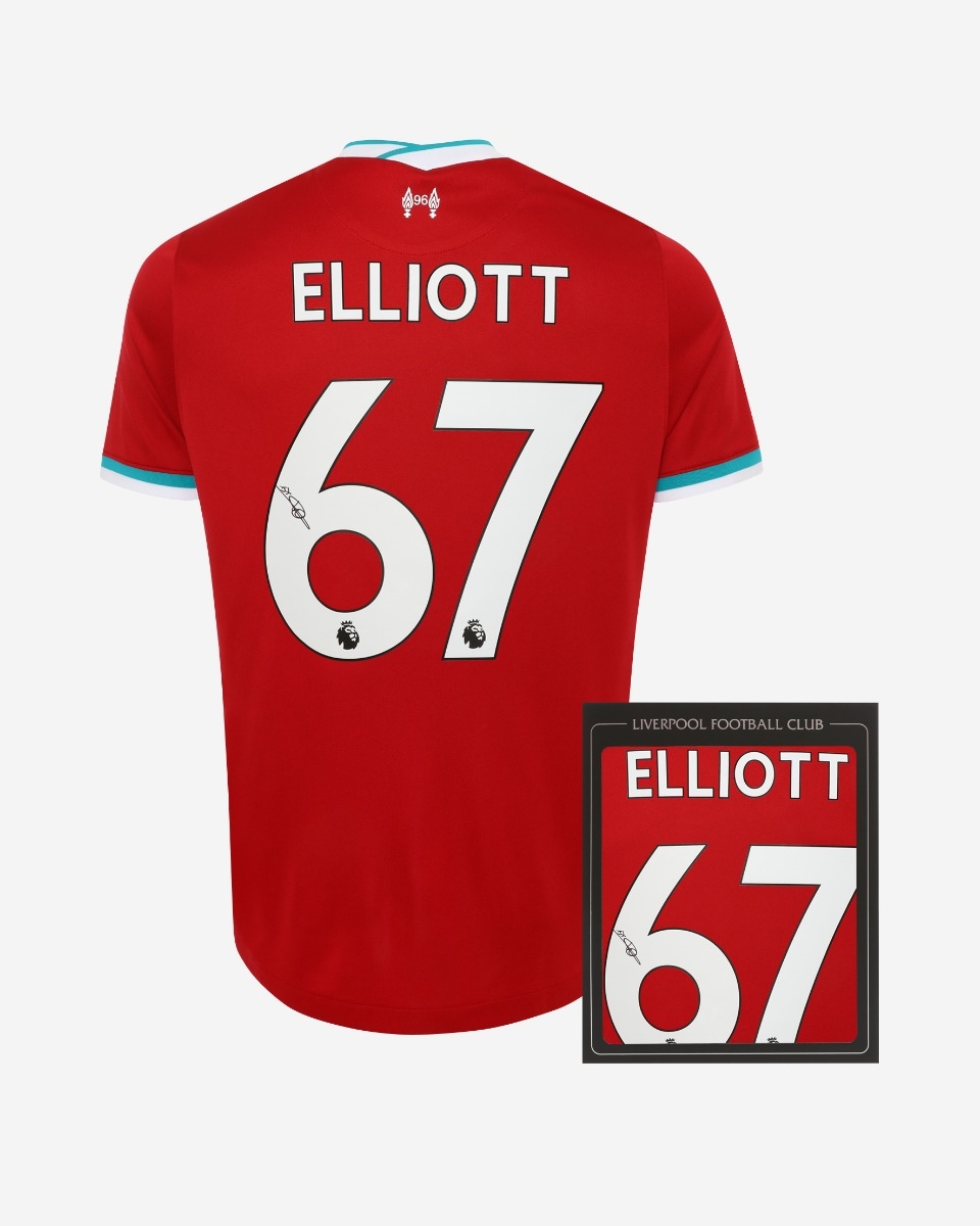 LFC Elliott Signed 20/21 Boxed Shirt