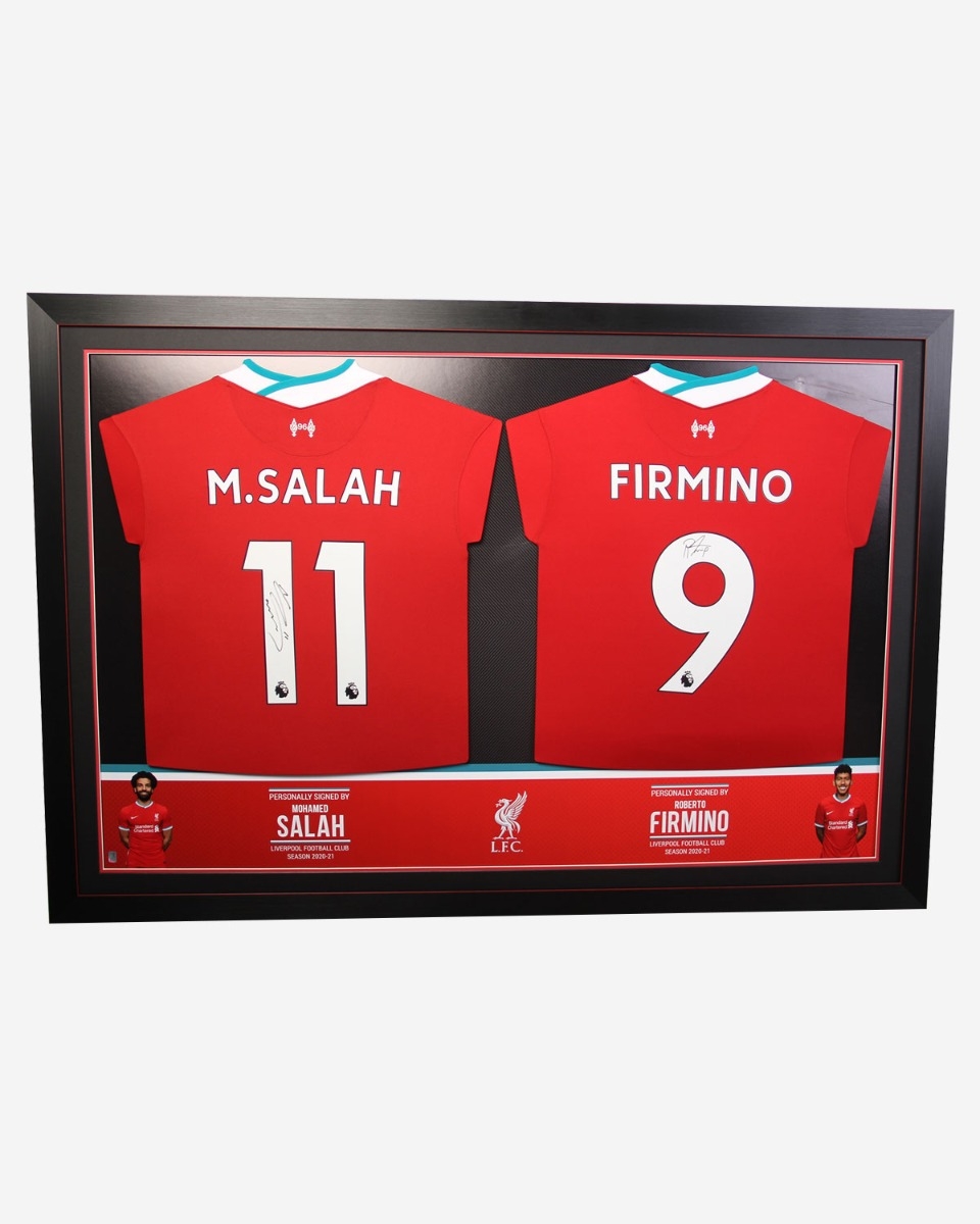 Mohamed Salah Signature Series Jersey Framed