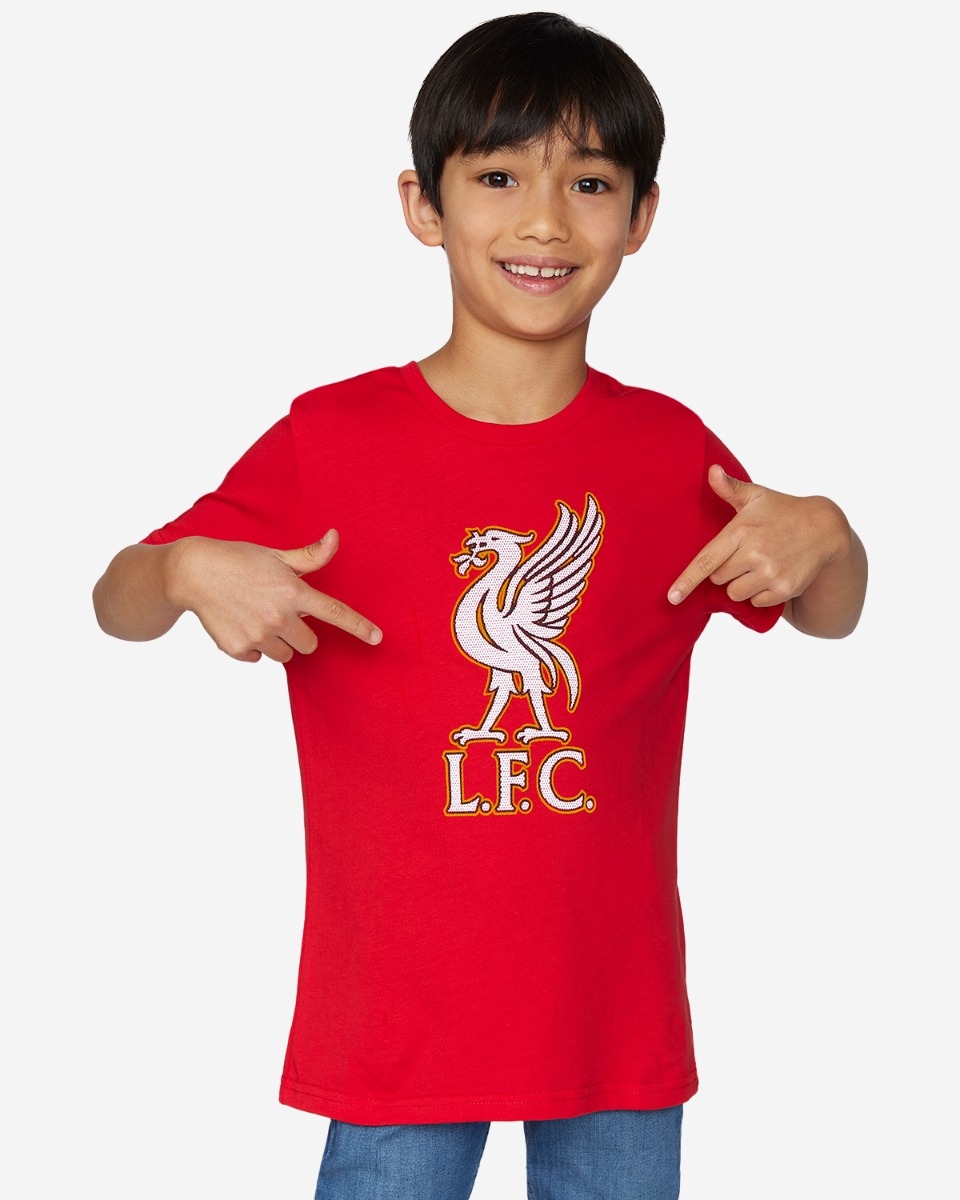 LFC Junior Liverbird Mesh Tee Red