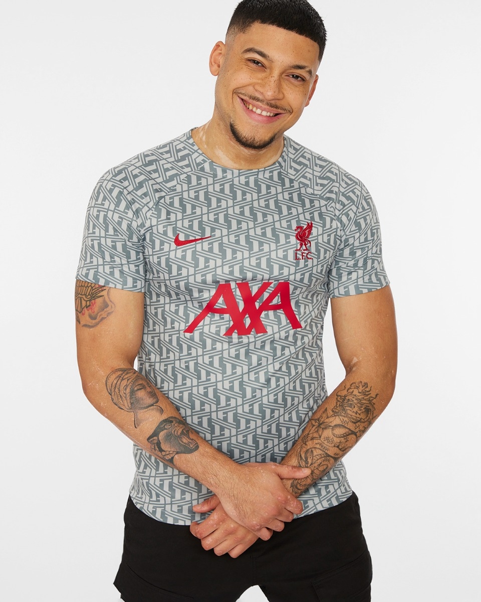 LFC Nike Mens Dri-Fit TRG Short Sleeve Top 22-23