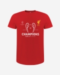 LFC T-shirt des Vainqueurs Ligue des champions de l'UEFA Officiel pour adultes
