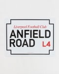LFC Small Metal Anfield Road Sign