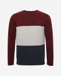 LFC 맨즈 컬러 블록  크루넥 스웨터
