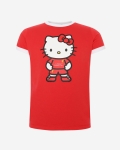 LFC Junior Hello Kitty Ringer Tee Red 