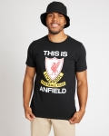 LFC Adults This is Anfield Black Tee