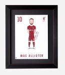 LFC Signed 23/24 Mac Allister Print