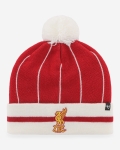 LFC 47 Adults 1982 Cuff Knit Red Bobble Hat