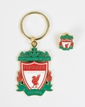 LFC Crest Badge & Keyring Set