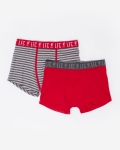 LFC Mens 2pk Design Trunks Red & Grey