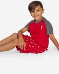 LFC Juniors Short Pyjama Set Charcoal Red