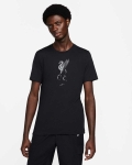 LFC Nike男士黑色23/24赛季队徽T恤