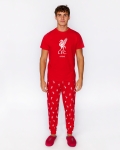 LFC Mens Personalised Liverbird Pyjamas