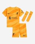 LFC Nike 幼儿23/24赛季橙色守门员球衣套装