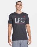 LFC Nike Mens Mercurial Tee Dark Grey