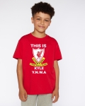 LFC Junior This Is Anfield Personalised Red Tee