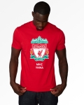 LFC Crest Personalised Red Tee