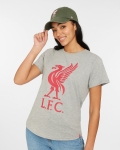 Camiseta LFC Liverbird gris para mujeres