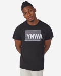 เสื้อยืด LFC ผู้ชาย YNWA สะท้อนแสงสีดำ
