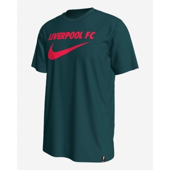 lfc nike mens teal travel tee