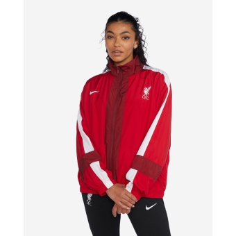lfc nike mens red woven jacket