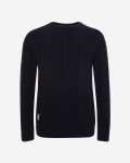 LFC Mens Navy Cable Knit Jumper