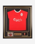 LFC Fowler 1998 Signed Framed Shirt