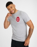 LFC Mens Grey Marl 96-97 Crest Tee