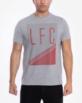 LFC Mens Grey Marl Raised Print Tee