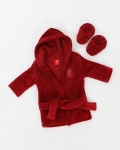 LFC Baby Red Dressing,Gown & Slipper Set