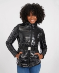 LFC Womens Firma Shiny Quilted Jacket