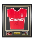 LFC Signed Barnes Framed Shirt