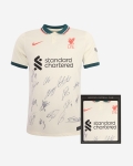 LFC Signed Squad 21-22 Boxed Away Shirt
