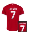LFC Signed 23/24 Luis Díaz Boxed Shirt