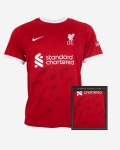 LFC Signed 23/24 Squad Boxed Home Shirt