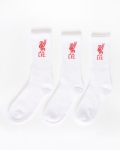 LFC Adults 3 Pack Socks White