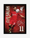 LFC Mo Salah 30x40 Framed Image 22-23
