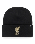 LFC 47 Adults Haymaker Metallic Cuff Knit Beanie Black