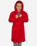 LFC Juniors Hooded Dressing Gown Red
