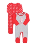LFC Baby 2Pk Sleepsuits Red