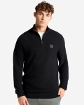 LFC Mens Firma 1/4 Zip Knit Black