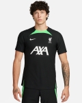 LFC Nike Mens 23/24 Short Sleeve Elite Training Top Black & Green