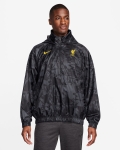 LFC Nike Mens 24/25 Third Anorak Jacket Dark Grey & Black
