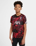 LFC Nike Junior Black Pre Match Top 