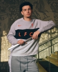LFC Nike Air Max Mens Grey Fleece Crew