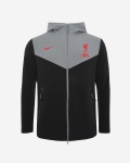 LFC Nike AXA Mens Coaches Collection Black Tech Hoodie 
