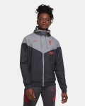LFC Nike AXA Mens Coaches Collection Black Windrunner Jacket