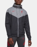 LFC Nike Mens Coaches Collection Black Windrunner Jacket