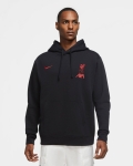 LFC Nike AXA Mens Coaches Collection Black Hoodie