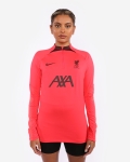 LFC Nike Womens Siren Red Strike Drill Top 22/23