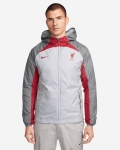 LFC Nike Mens All Weather Zip Up Jacket 22-23 White-Grey